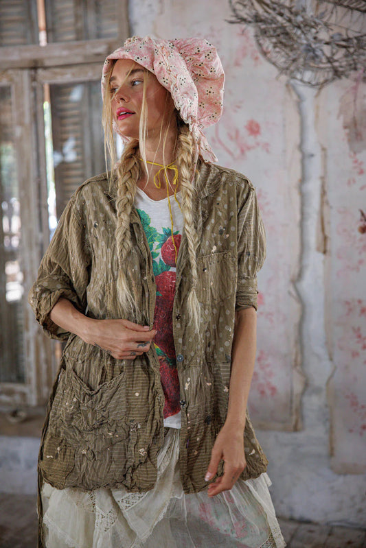 Magnolia Pearl Patchwork Polka Dot Smock