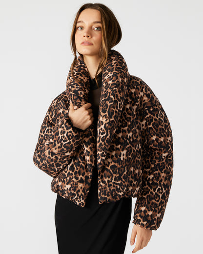 Evy Leopard Puffer Jacket