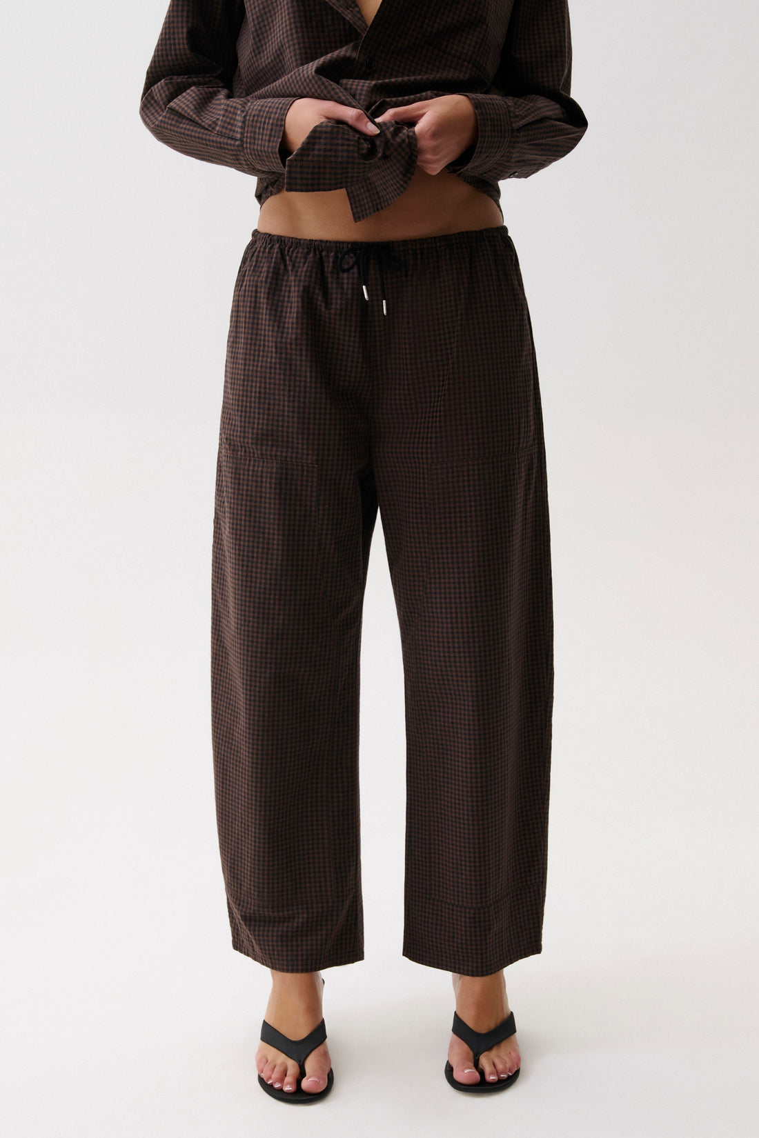 Theo Poplin Pant - Hot Toddy