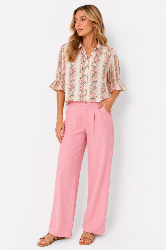 Floral Stella Puff Sleeve