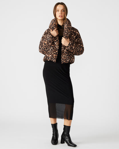 Evy Leopard Puffer Jacket