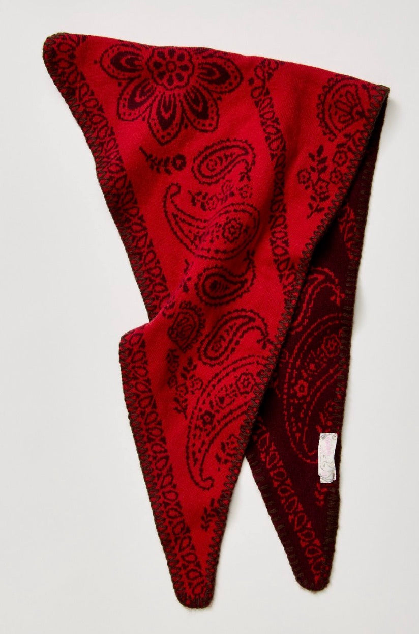 Carmen Knitted Triangle Bandana