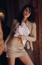 Eliza Mini Skirt Sweater Set