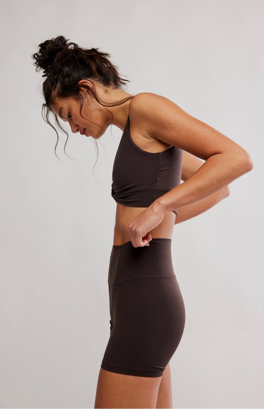 Never Better Reversible Twist Crop