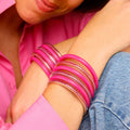Three Queens All Weather Bangles-EPIC PINK