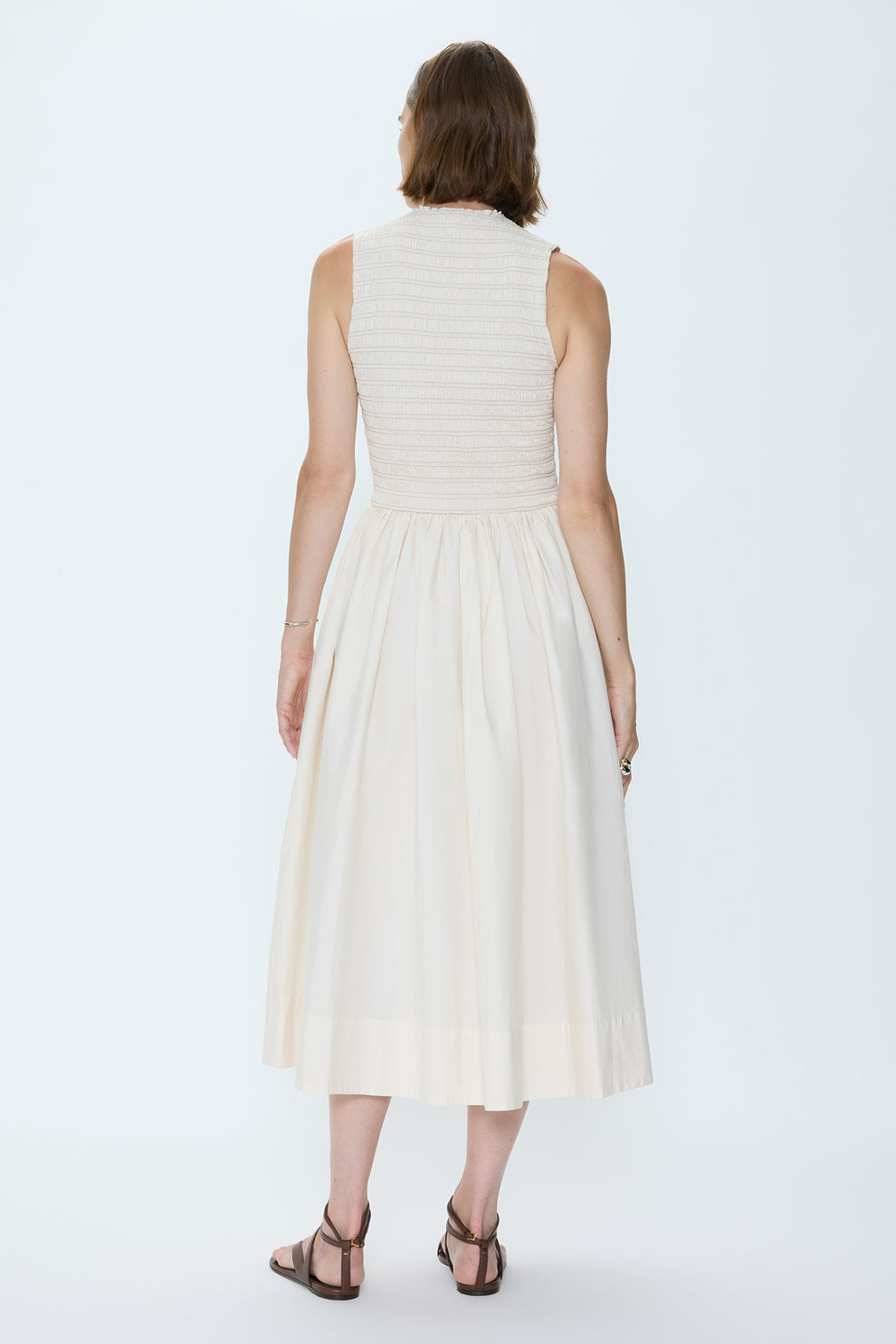Alessia Smocked Drop Waist Dress