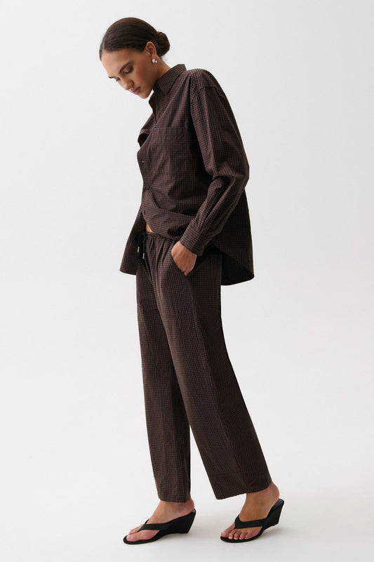 Theo Poplin Pant - Hot Toddy