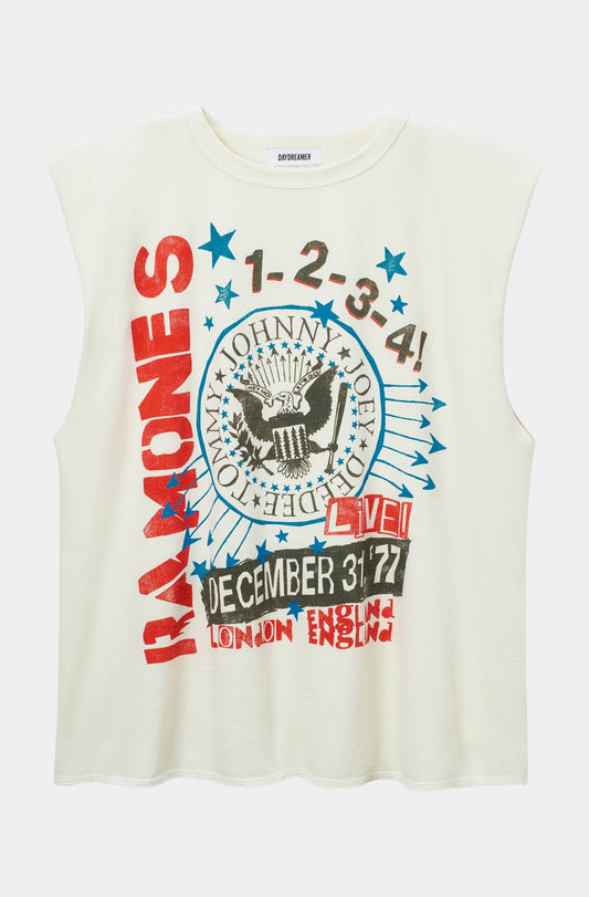 Daydreamer Ramones 77 Show Poster Muscle Tank