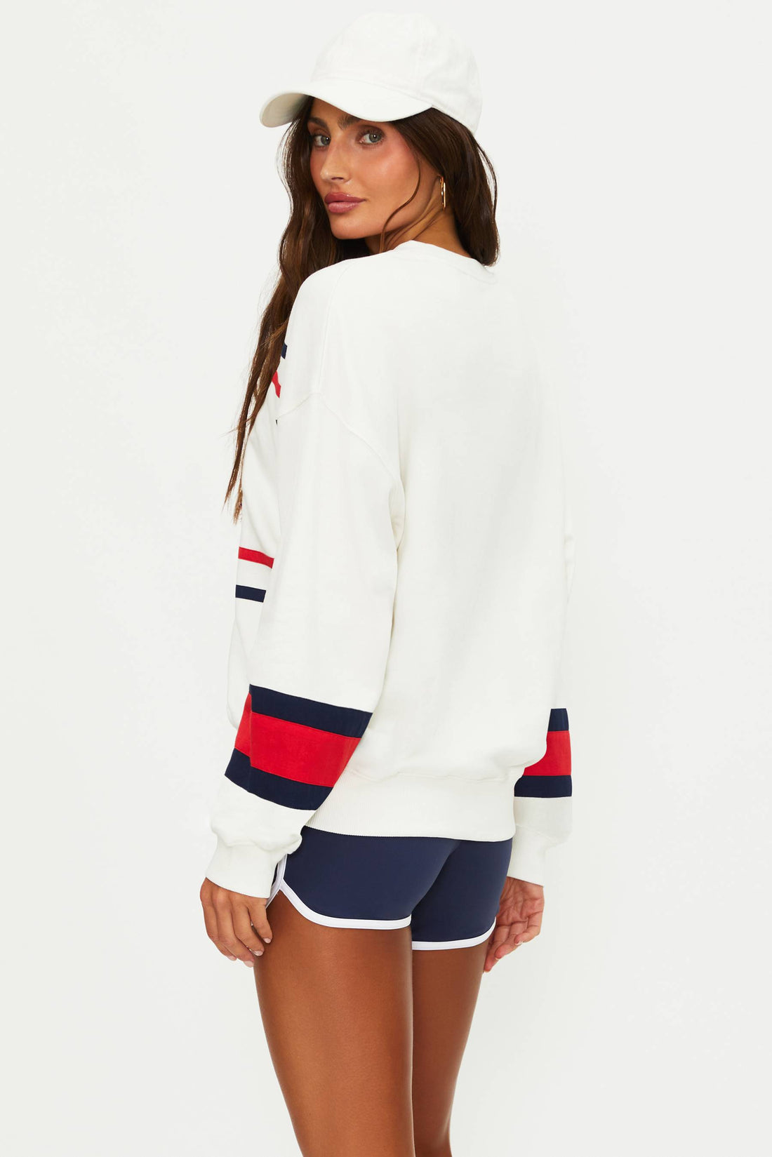 Devon Oversized Firework Colorblock “USA”