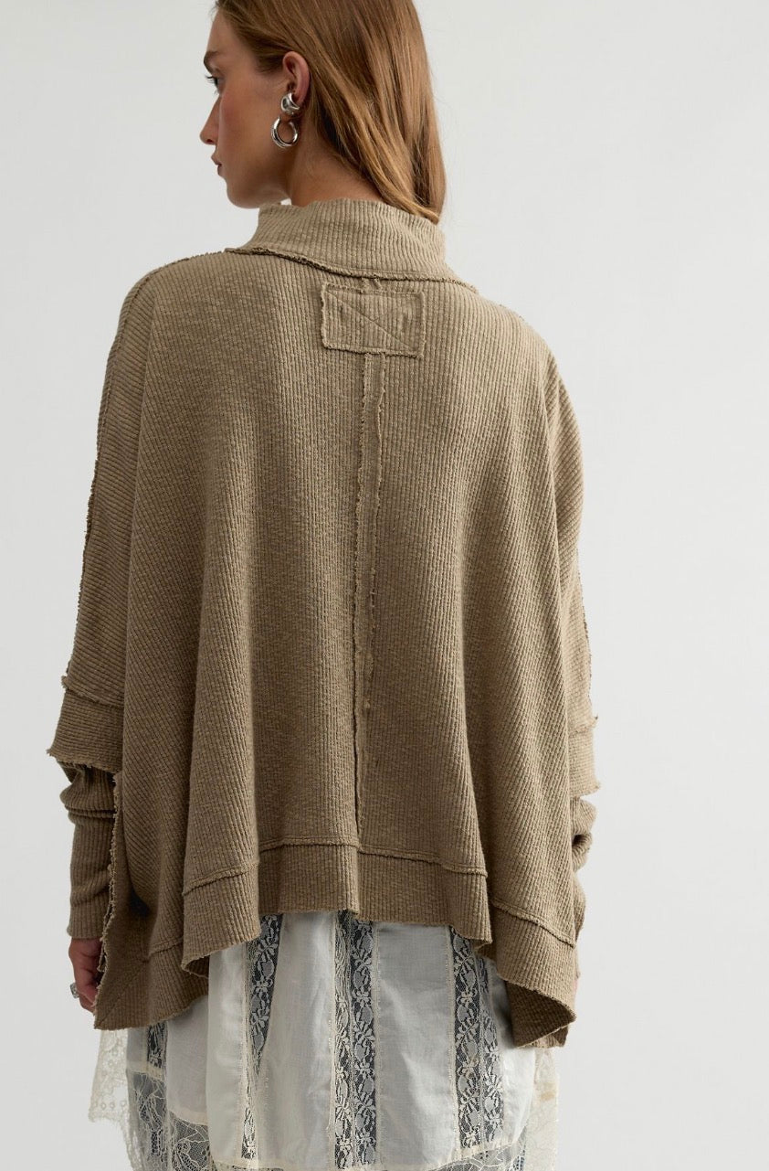 We The Free Moon Daisy Turtleneck Twofer