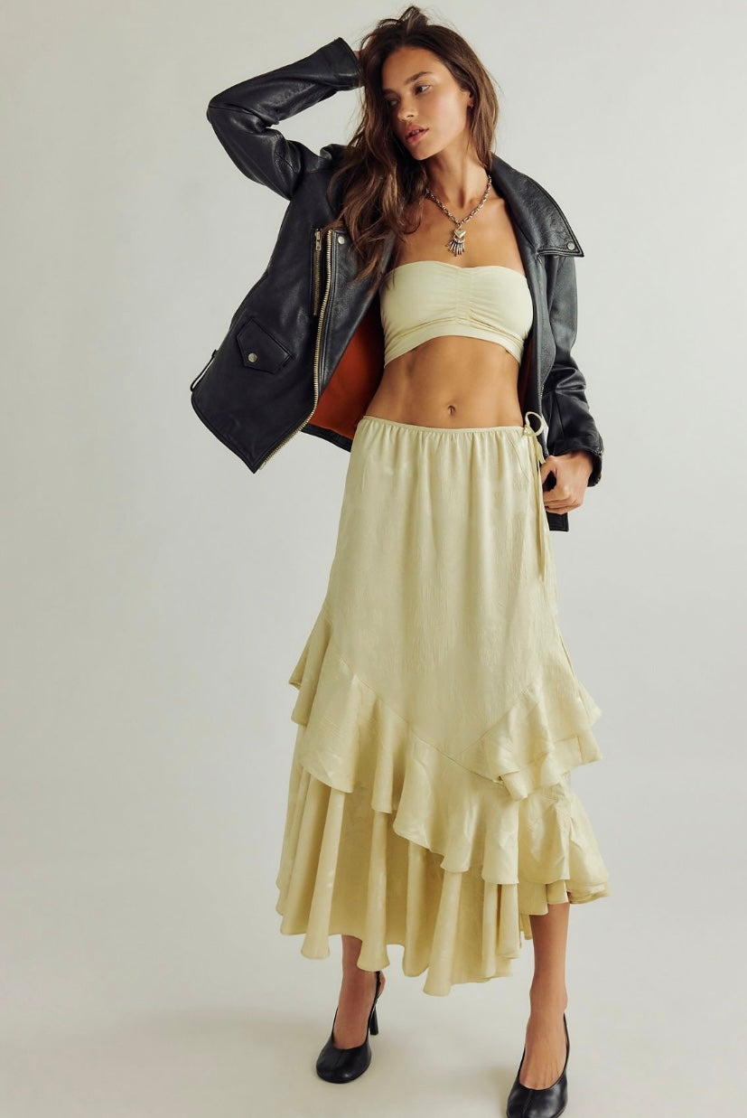 Autumn Promenade Maxi Skirt