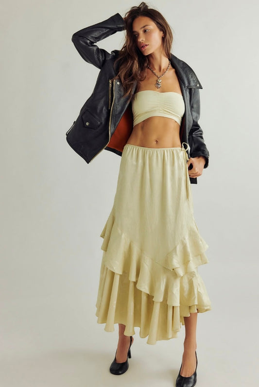 Autumn Promenade Maxi Skirt