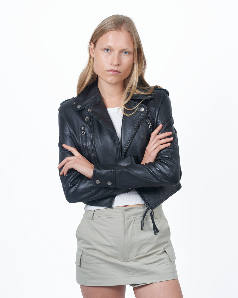 JKT Erin Burnished Leather Jacket