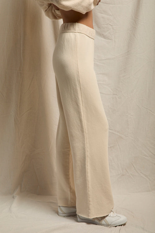 Marley Fleece Wide Leg Sweatpant