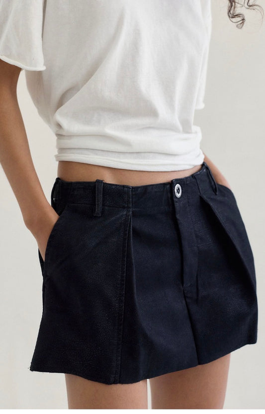 Riverfront Vegan Mini Skirt