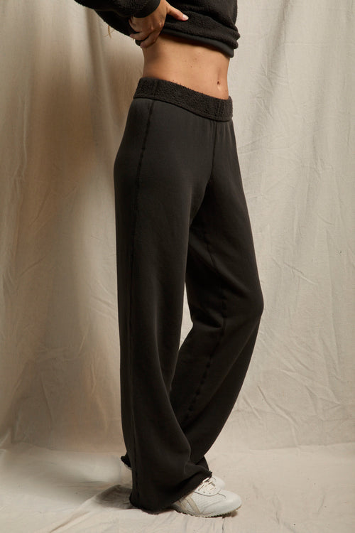 Marley Fleece Wide Leg Sweatpant