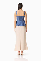 Gaelle Peplum Top