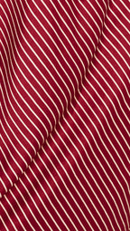 Burgundy Pinstripe Bias Midi Dress