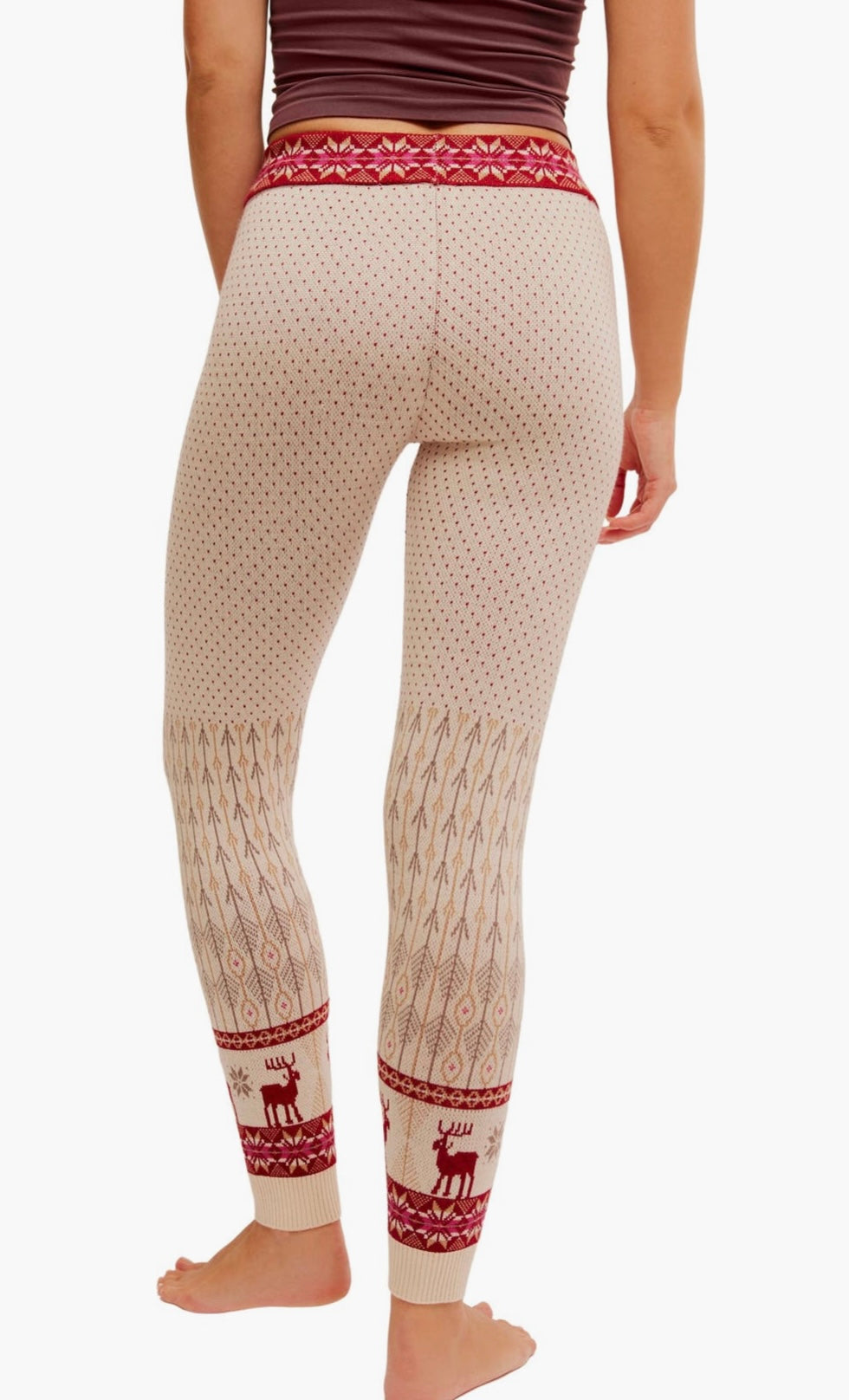 Free People Falala Fair Isle Leggings