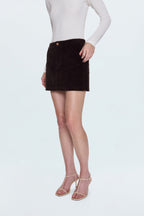 Uma High Rise Mini Skirt - Mocha