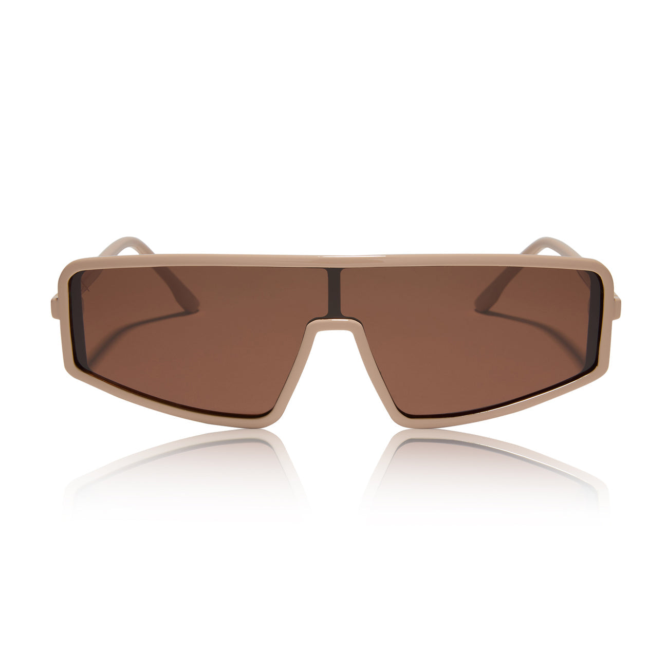 Mira+ Solid Taupe Brown Polarized Sunglasses