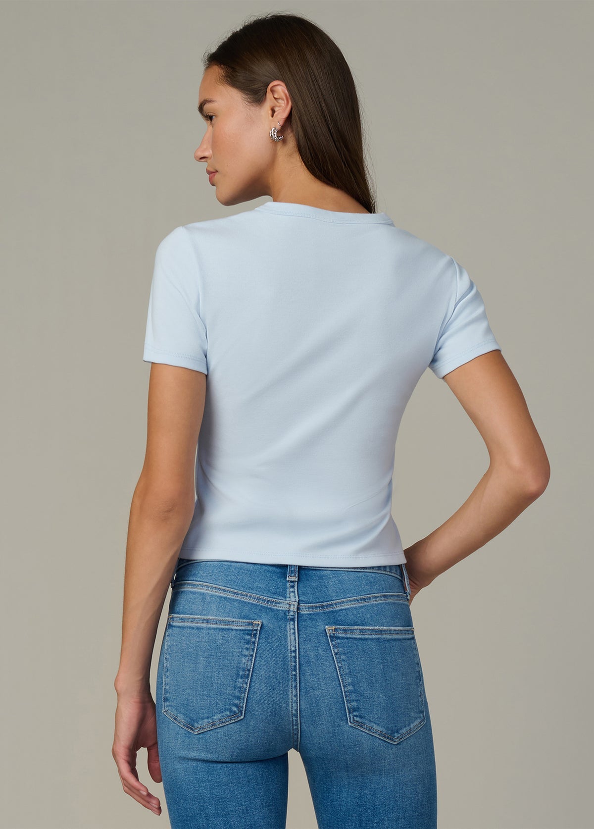 Joes Baby Tee-Powder Blue