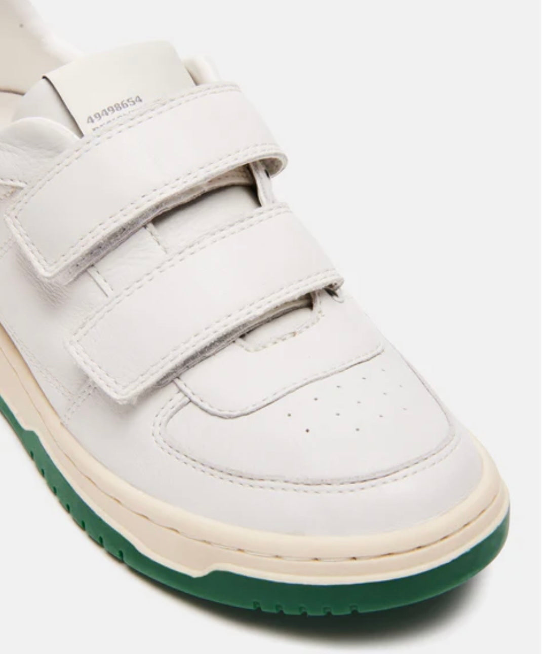 JACQUES SOLOVIÈRE White Leather VELCRO® Sneakers