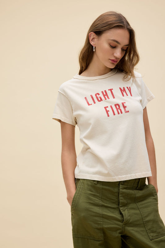 The Doors Light My Fire
Reverse GF Tee