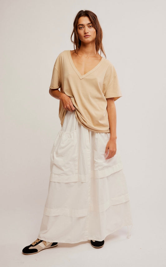 Free People We The Free Nina V-Neck Tee
