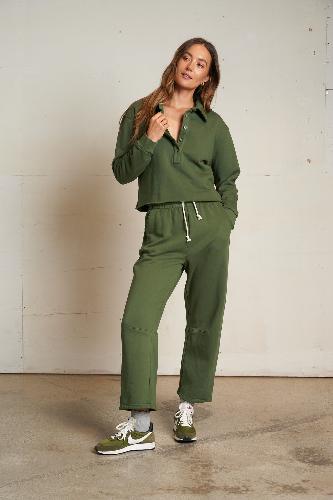 Fallon Fern Barrel Sweatpant