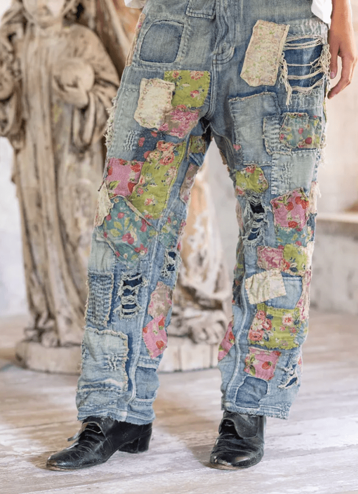 Magnolia Pearl Heavy Patched Miner Denims