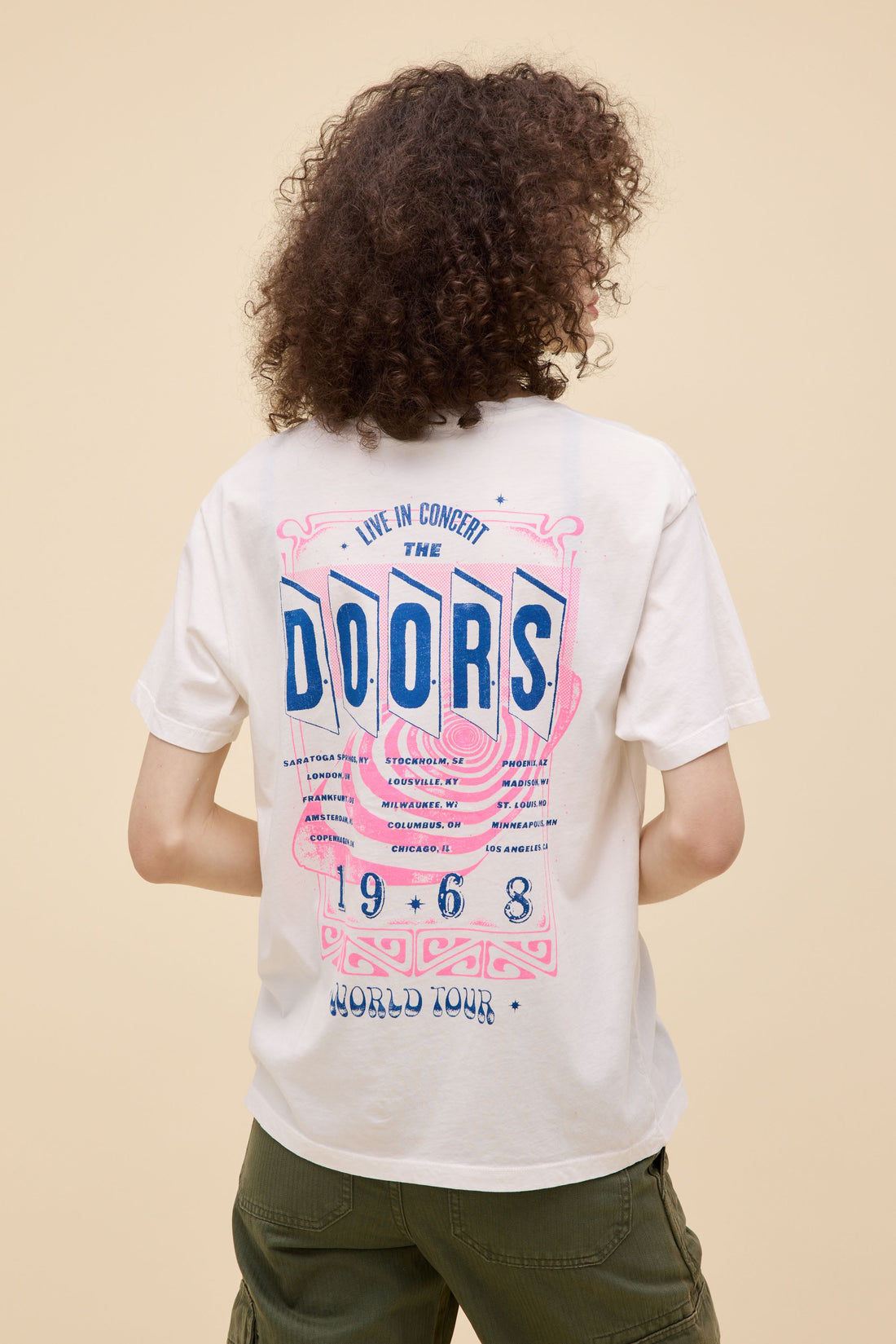 Daydreamer The Doors 1968 World Tour Boyfriend Tee