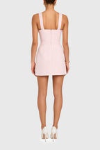 Ace Pink Tweed Mini Dress