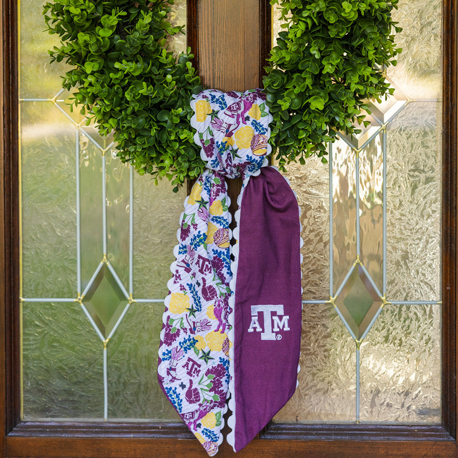 Texas A&M Aggies Cotton Wreath Scarf