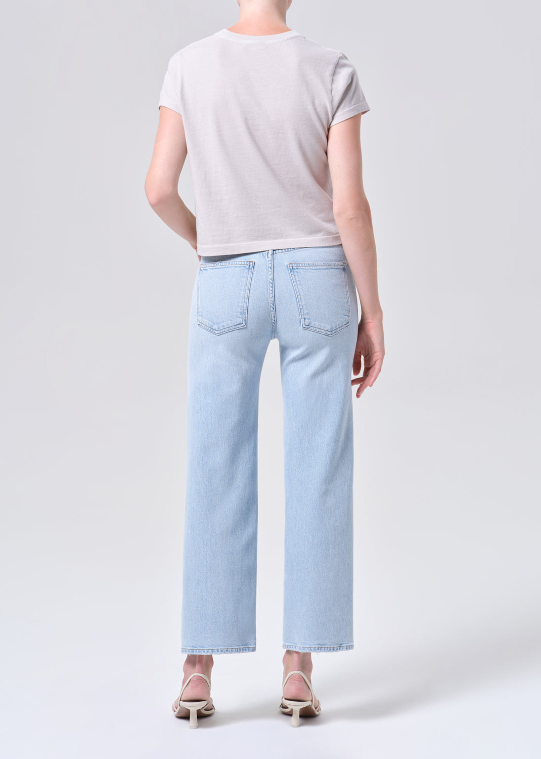 Agolde Harper Crop Jean in Flaunt