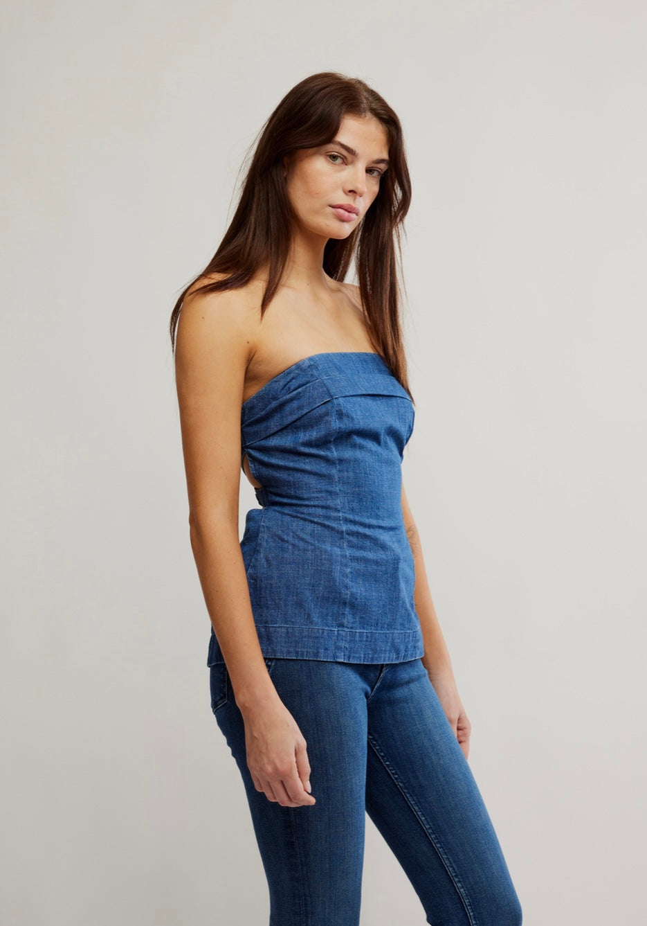 Free People Lora Denim Tube