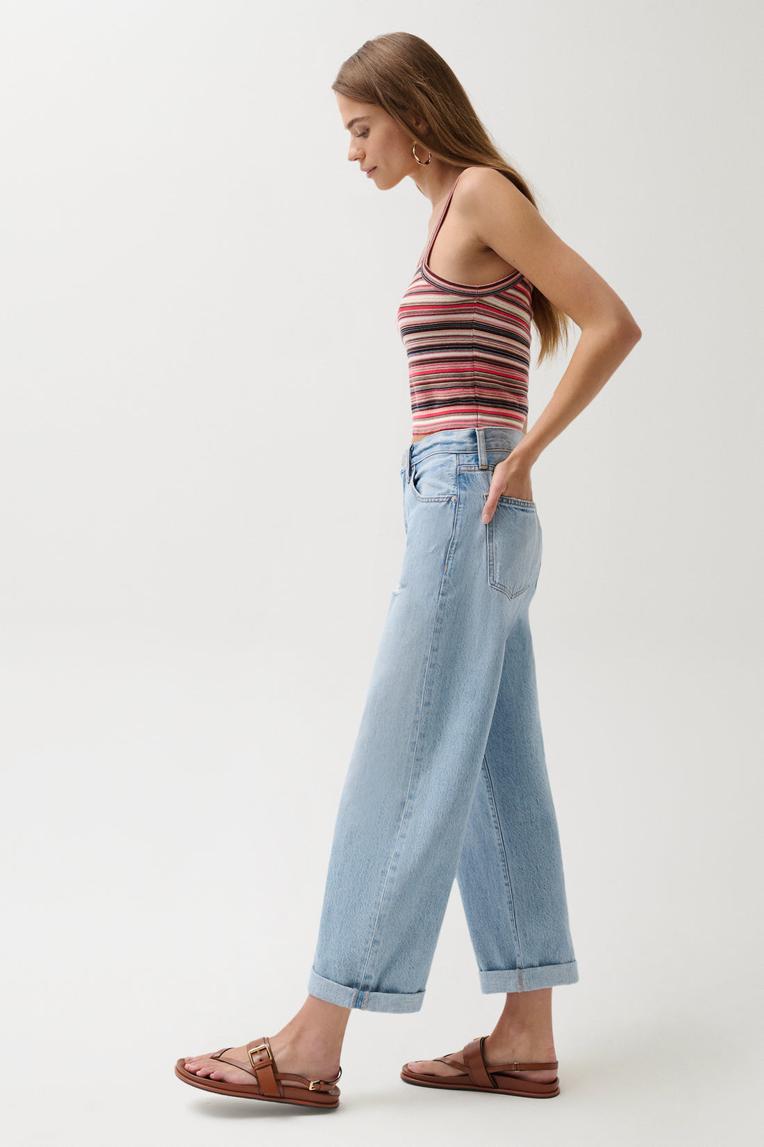 Donny Rolled Hem Boyfriend