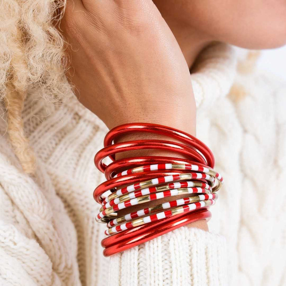 BuDhaGirl Crimson all Weather Bangles