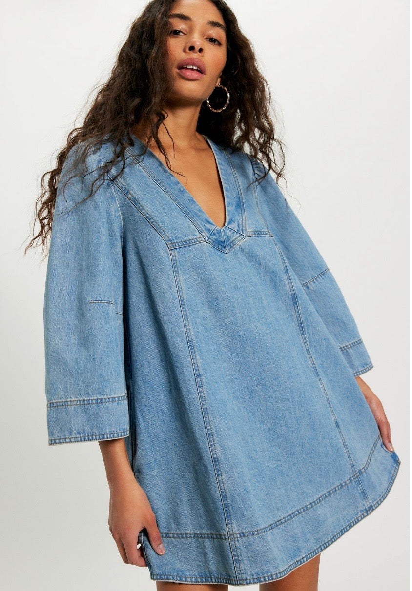 Goldie Denim Mini Dress