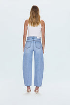Wes High Rise Barrel Jean-Pistola