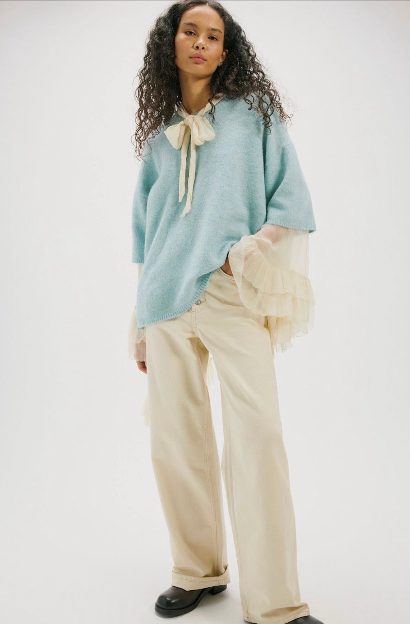 Margot Sweater Tee in Angel Falls