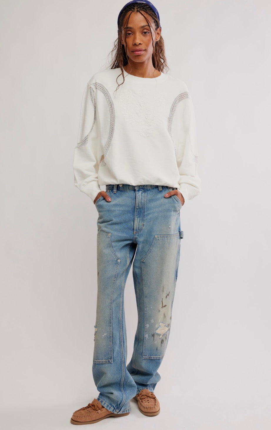 Love Lace Sweatshirt