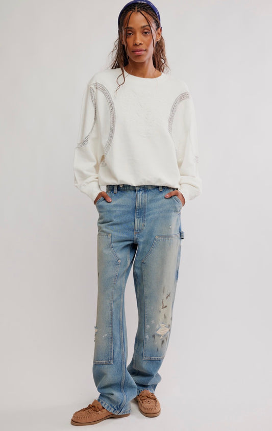 Love Lace Sweatshirt