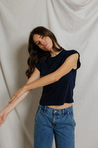 Porter Supima Cap Sleeve Tee