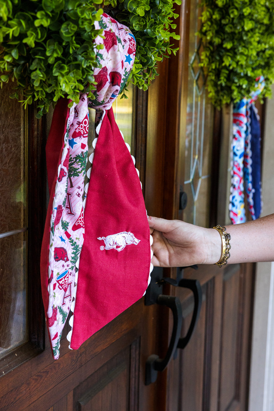 Arkansas Razorbacks Cotton Wreath Scarf