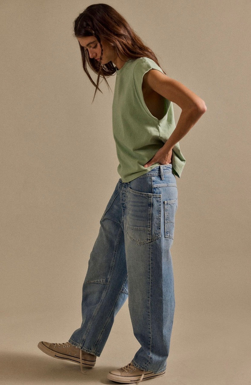 We The Free Minimalist Moxie Barrel Jeans