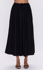 Noelle Poplin Maxi Skirt