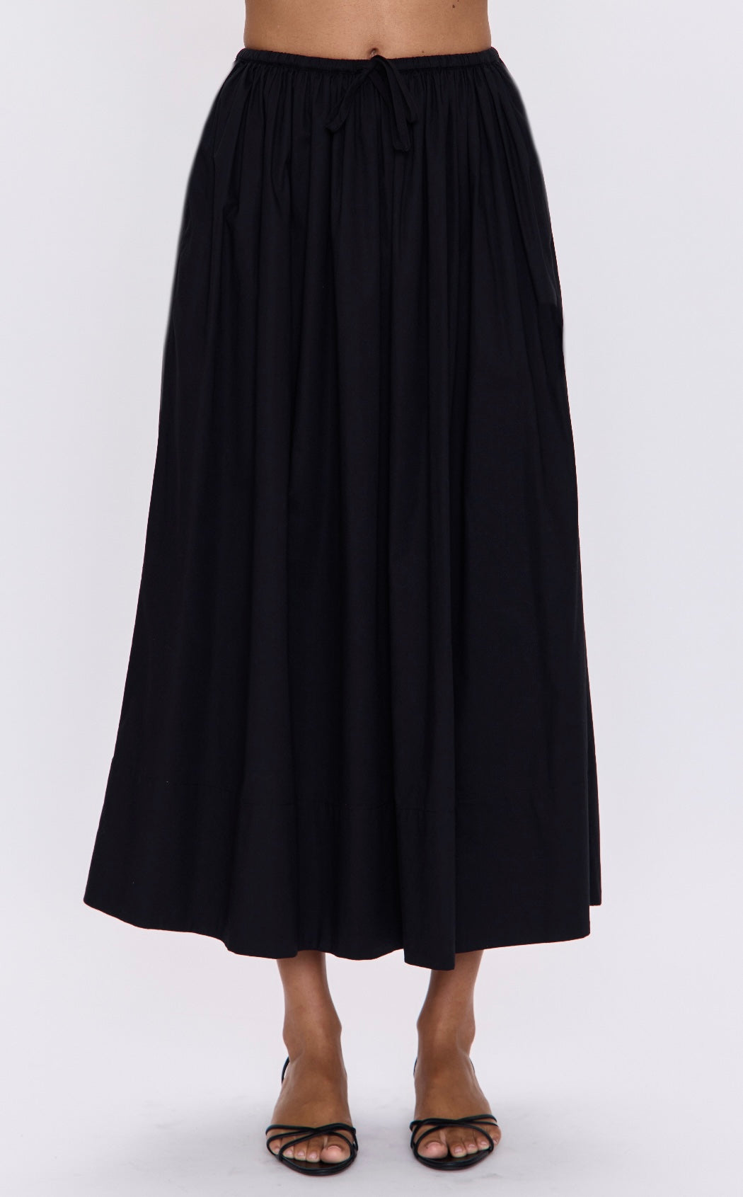 Noelle Poplin Maxi Skirt