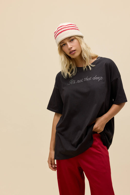 It’s Not That Deep Rhinestone Merch Tee