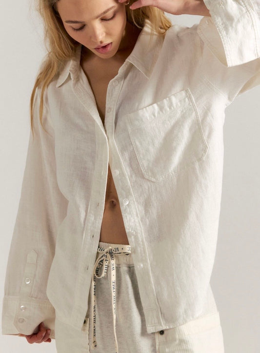 We The Free Laurel Linen Button Down